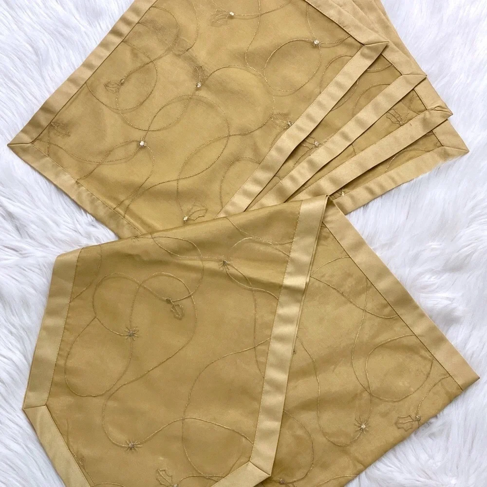 5 Piece Gold Table Set